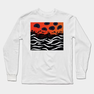 Red Breasted Wrasse Pattern Long Sleeve T-Shirt